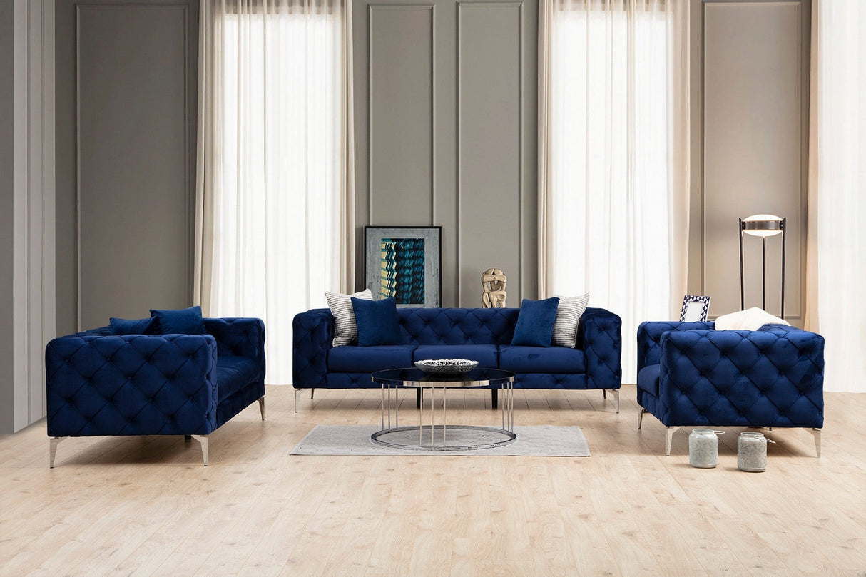 Canapea fixă Como, Diverse culori, Diverse configurații, Diverse dimensiuni - Bleumarin - 27x90x70 cm - 2 locuri | SKU: 569HLN1128 | Canapea fixă Como, varianta Bleumarin - 27x90x70 cm - 2 locuri, produs pentru amenajarea locuinței, disponibil online în România la CasaMob