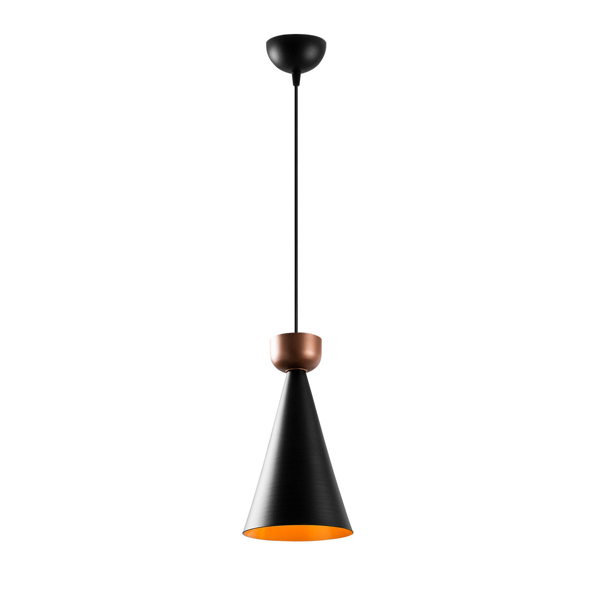 Lustră Dodo - 2491, Negru - Copper, Ø19x131 cm