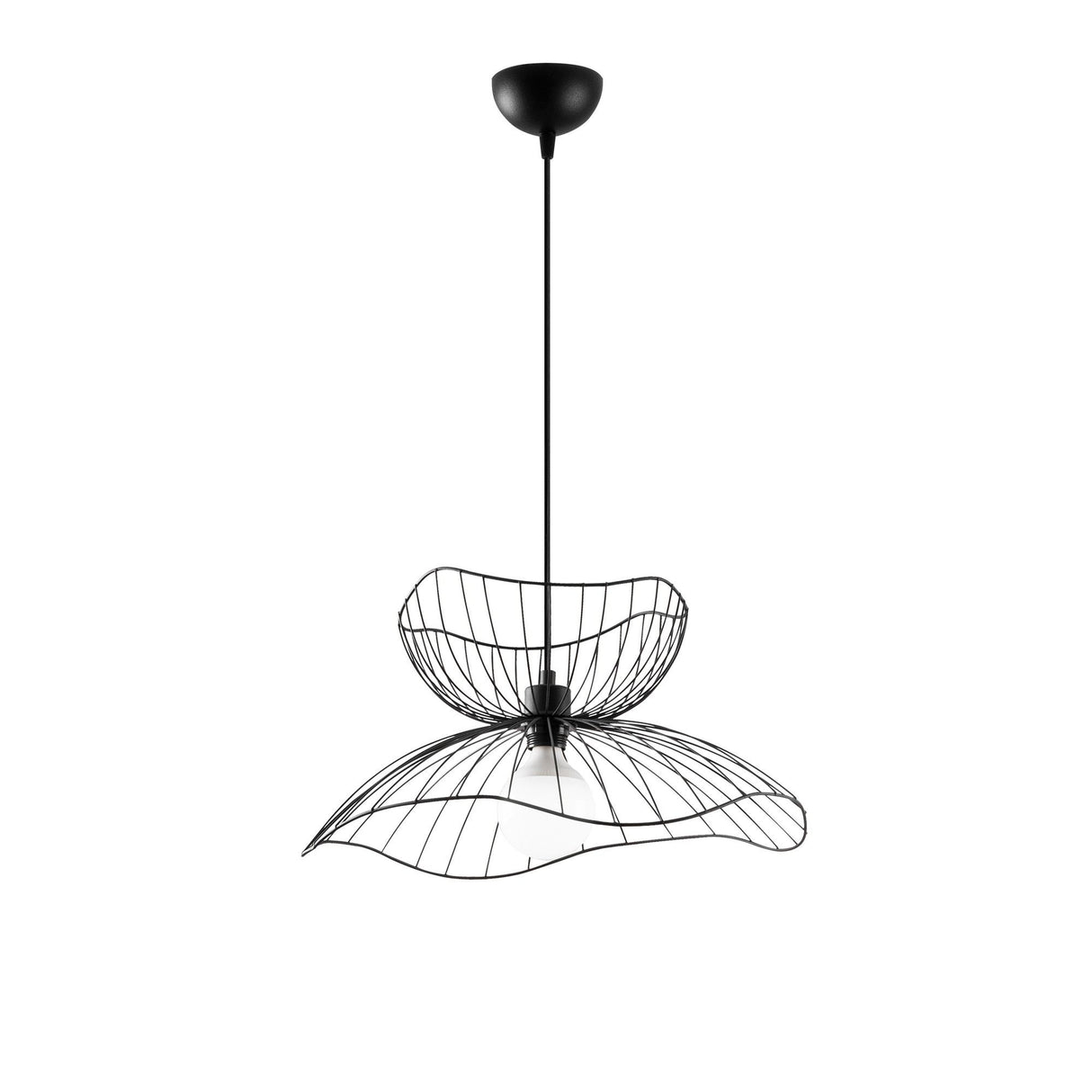 Lustră Farac - 6390, Negru, Ø50x41 cm