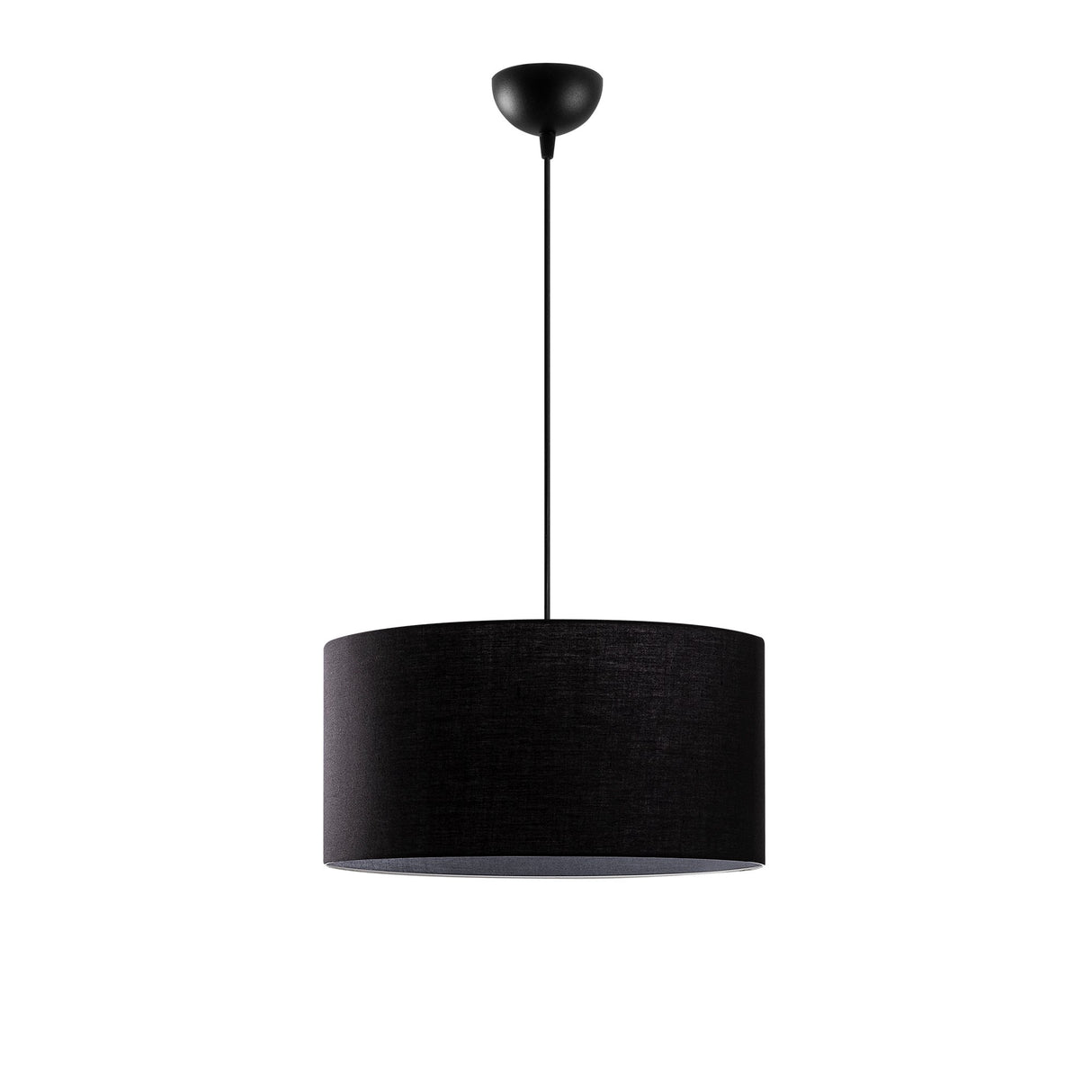 Lustră Abajur - 6440, Negru, Ø40x38 cm