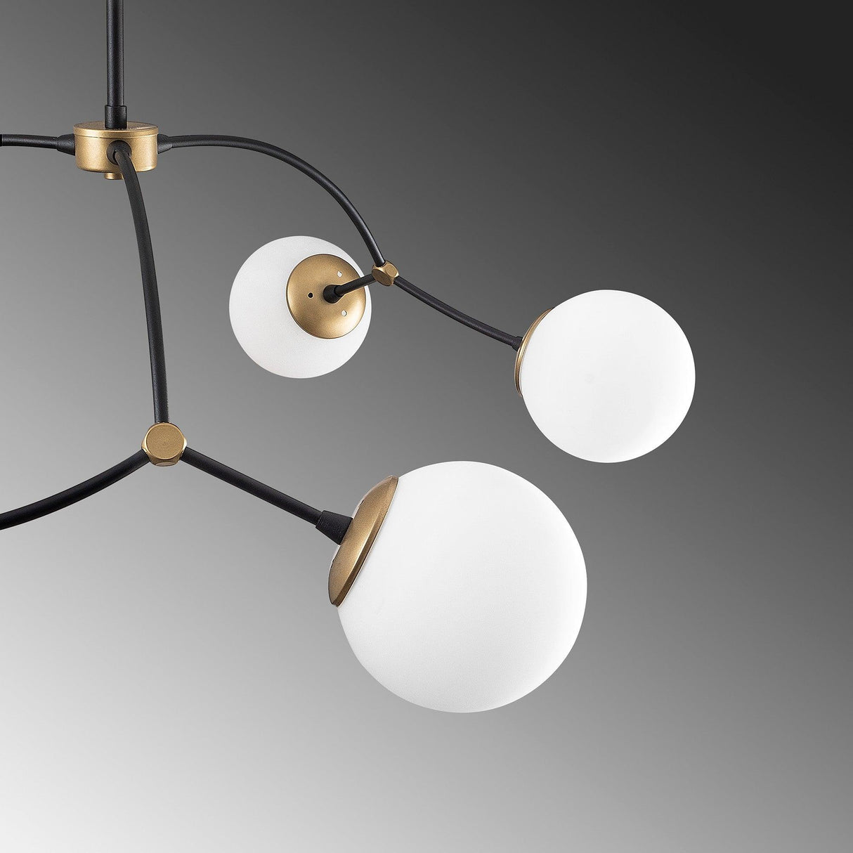 Lustra Kromozom Chandelier, Alb