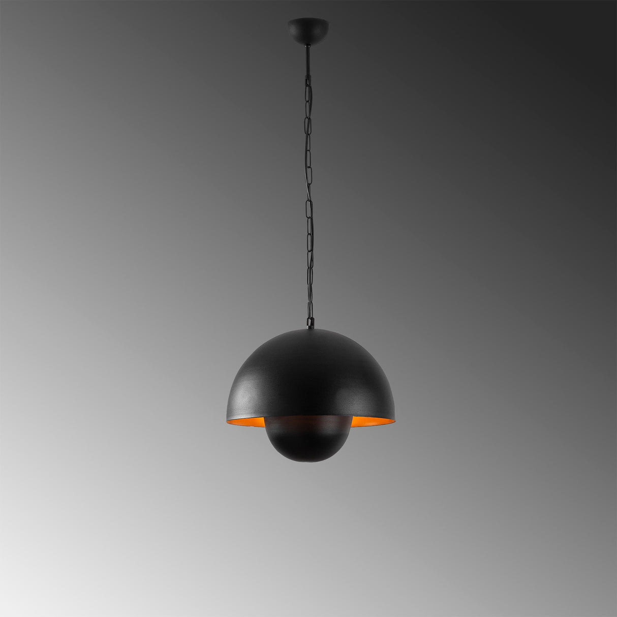 Lustră Yanıgara - 2676, Negru, Ø30x28 cm