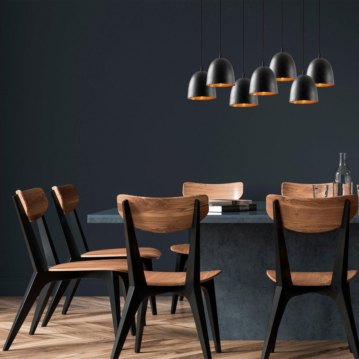 Lustra Sunspire, Negru