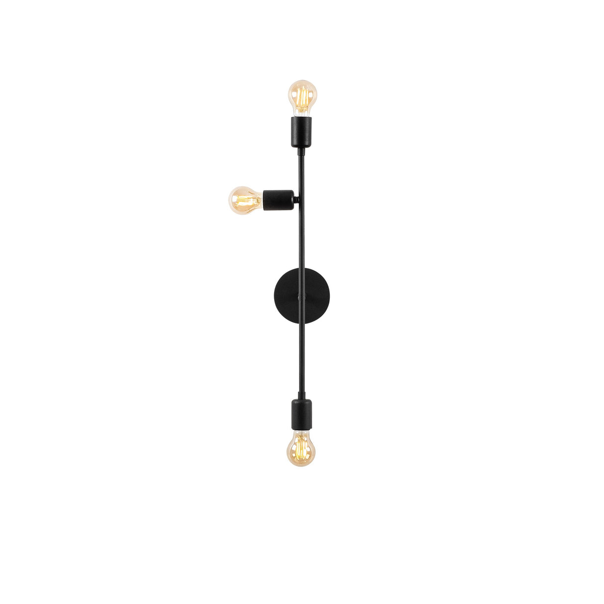 Aplică de perete Bedside - 3162, Negru, Ø12x65 cm