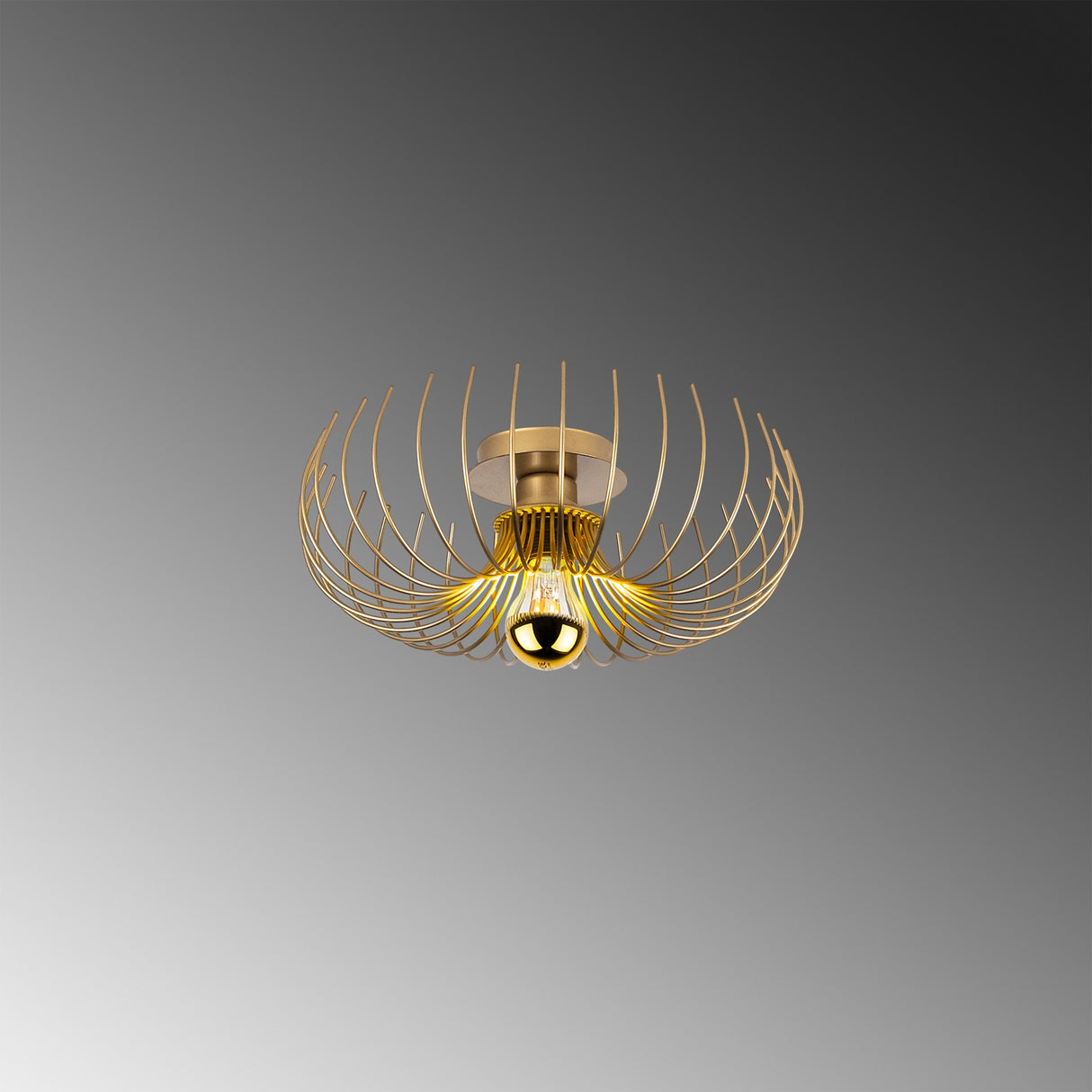 Lustră Karsortel - N-641-1, Auriu, 36x36x12 cm