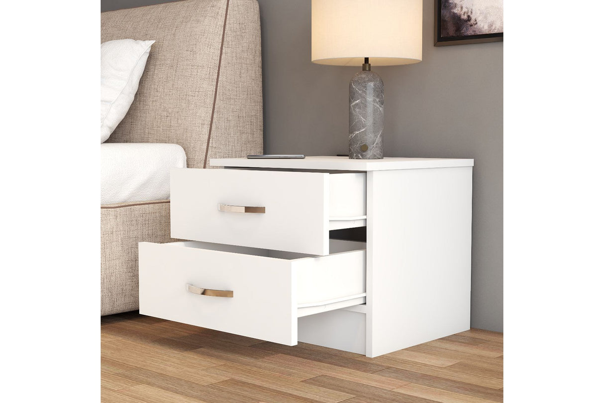 Noptieră KMD0201, Alb, 52x45x45 cm