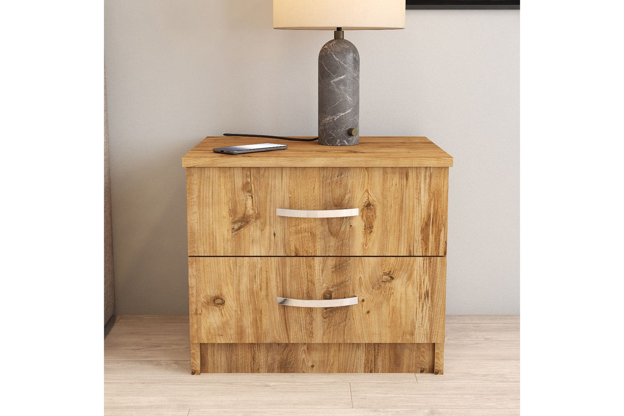 Noptieră KMD0202, Pin atlantic, 52x45x45 cm