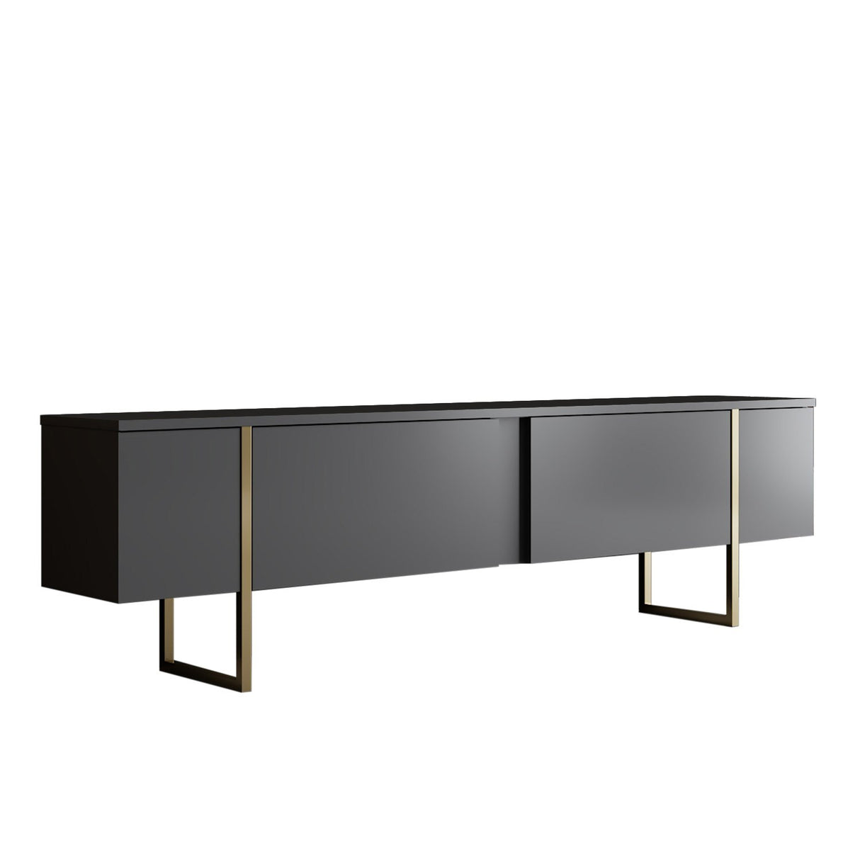 Set mobilă pentru sufragerie Luxe Set, Diverse culori, 180x30x47 cm - Antracit - Auriu | SKU: 618BLY1170 | Set mobilă pentru sufragerie Luxe Set, 180x30x47 cm, varianta Antracit - Auriu, produs pentru amenajarea locuinței, disponibil online în România la CasaMob