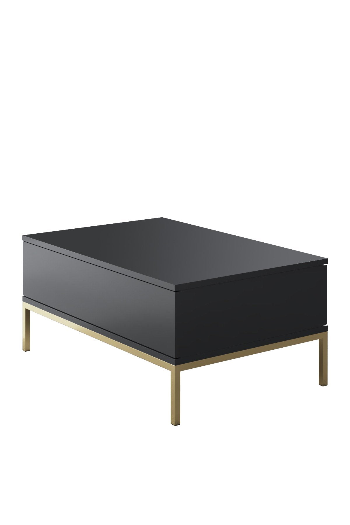 Măsuță de cafea Lord, Diverse culori, 90x60x40 cm - Antracit - Auriu | SKU: 618BLY1189 | Măsuță de cafea Lord, 90x60x40 cm, varianta Antracit - Auriu, produs pentru amenajarea locuinței, disponibil online în România la CasaMob
