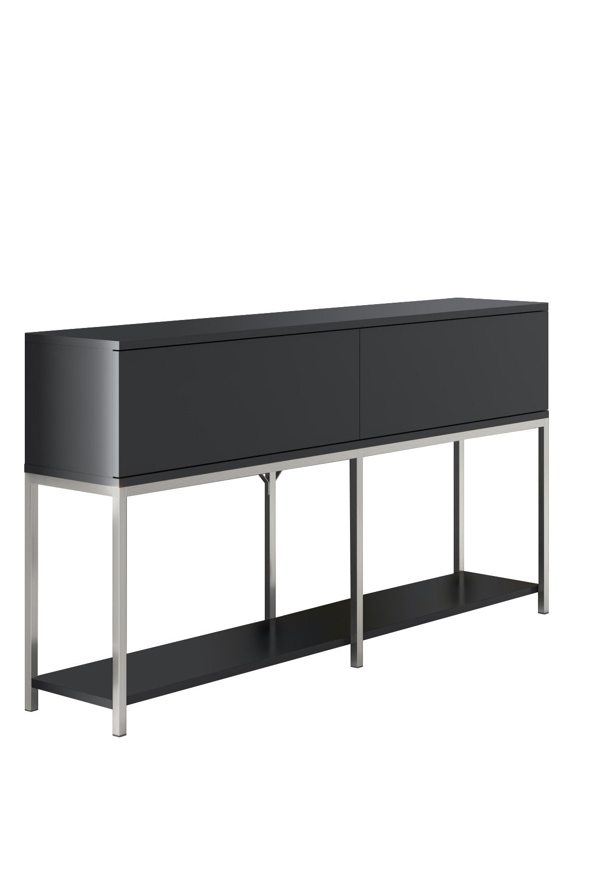 Set mobilă pentru sufragerie Lord, Diverse culori, 180x30x47 cm - Antracit - Argintiu | SKU: 618BLY1194 | Set mobilă pentru sufragerie Lord, 180x30x47 cm, varianta Antracit - Argintiu, produs pentru amenajarea locuinței, disponibil online în România la CasaMob