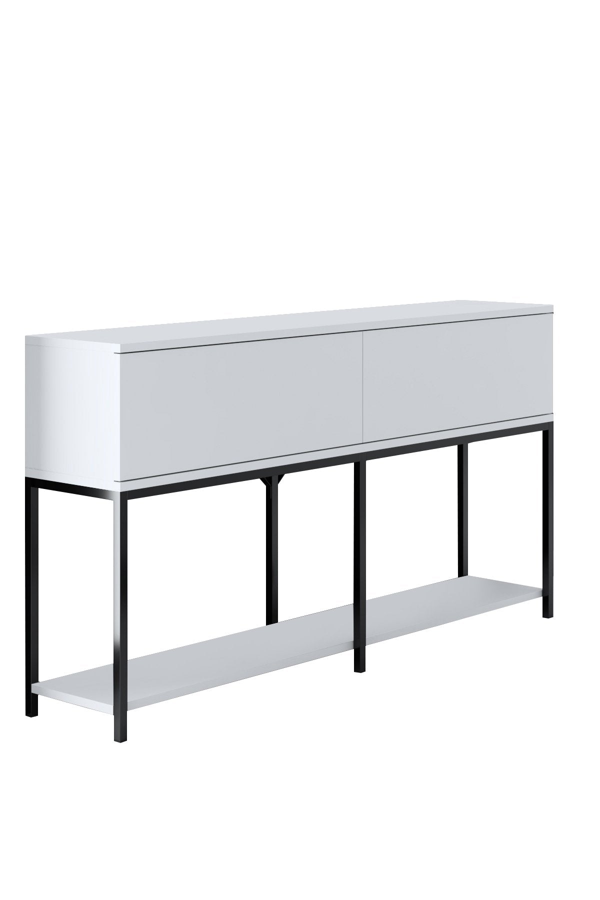 Set mobilă pentru sufragerie Lord, Diverse culori, 180x30x47 cm - Negru - Alb | SKU: 618BLY1211 | Set mobilă pentru sufragerie Lord, 180x30x47 cm, varianta Negru - Alb, produs pentru amenajarea locuinței, disponibil online în România la CasaMob