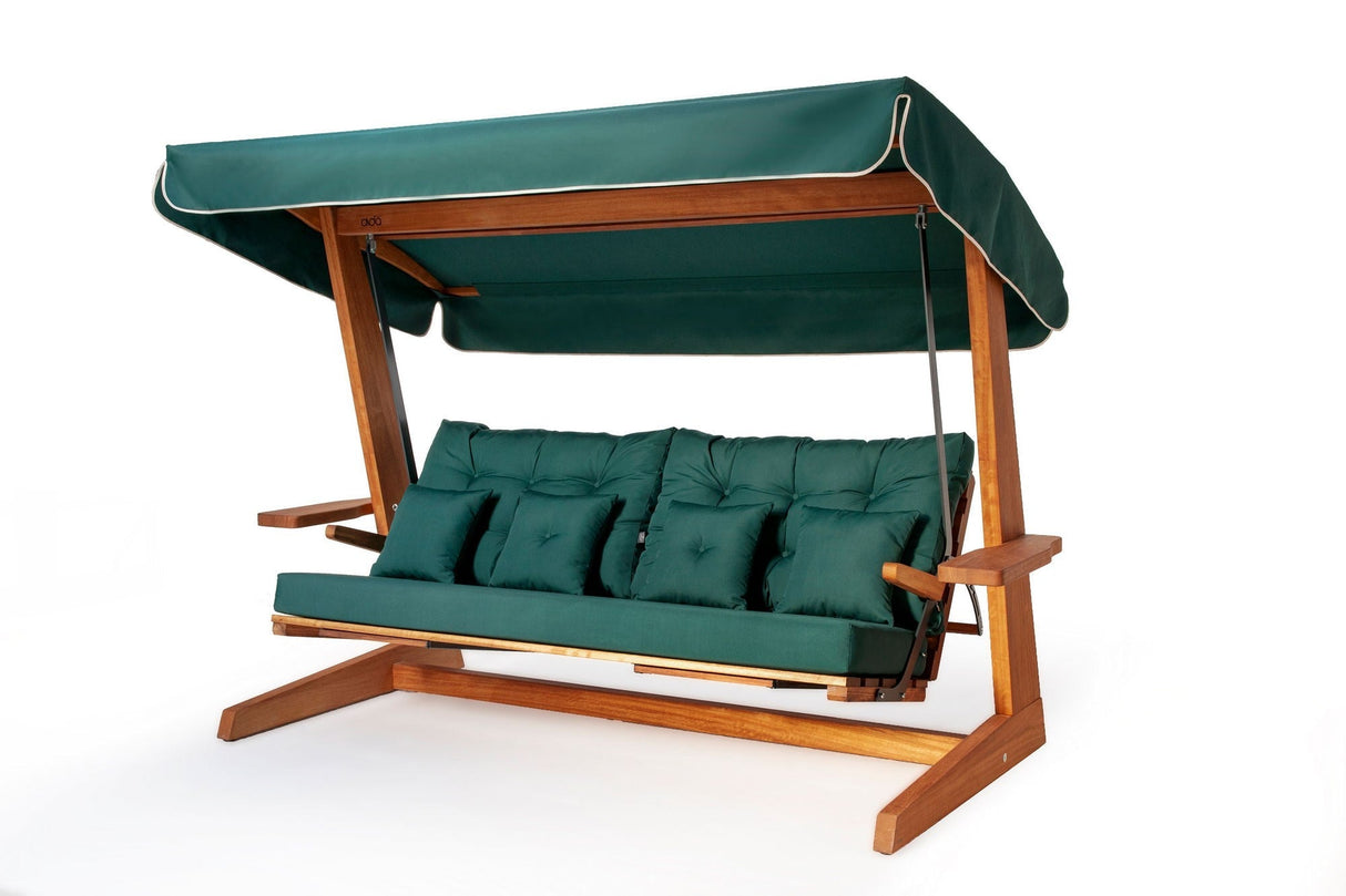 Balansoar de grădină Luna Deluxe 2600, Diverse culori, Diverse dimensiuni - Natur - Verde - 200x70x200 cm | SKU: 675SWG1114 | Balansoar de grădină Luna Deluxe 2600, varianta Natur - Verde - 200x70x200 cm, produs pentru amenajarea locuinței, disponibil online în România la CasaMob