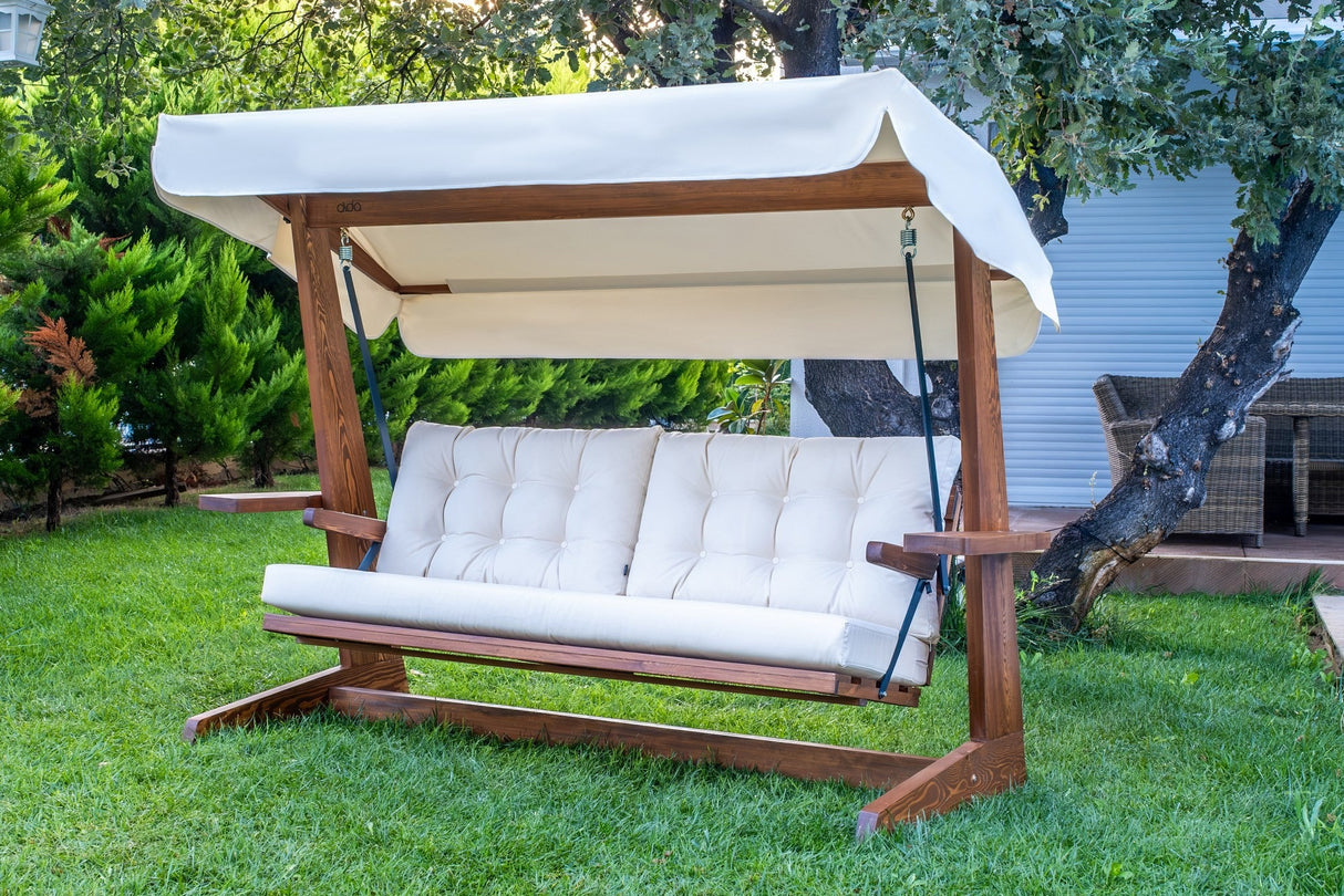 Balansoar de grădină Viva 2400, Diverse culori, 237x100x175 cm - Bej | SKU: 675SWG1116 | Balansoar de grădină Viva 2400, 237x100x175 cm, varianta Bej, produs pentru amenajarea locuinței, disponibil online în România la CasaMob