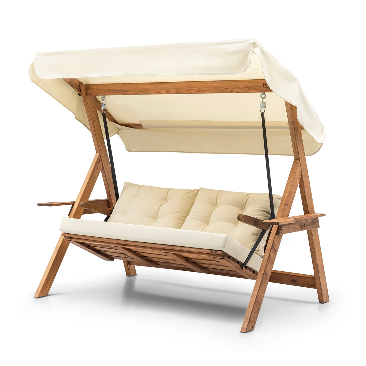 Balansoar de grădină Galata Swing S3, Diverse culori, 150x58x195 cm - Crem | SKU: 676HDS1106 | Balansoar de grădină Galata Swing S3, 150x58x195 cm, varianta Crem, produs pentru amenajarea locuinței, disponibil online în România la CasaMob