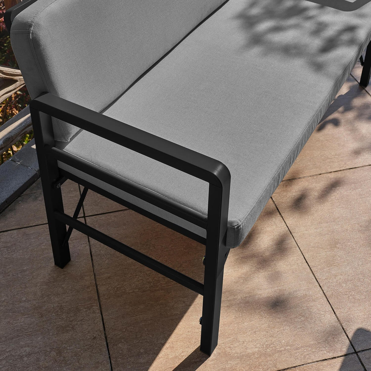 Set de grădină Pandora (2-2-S), Diverse culori, 139x75x52 cm - Negru - Gri | SKU: 679HVN1196 | Set de grădină Pandora (2-2-S), 139x75x52 cm, varianta Negru - Gri, produs pentru amenajarea locuinței, disponibil online în România la CasaMob
