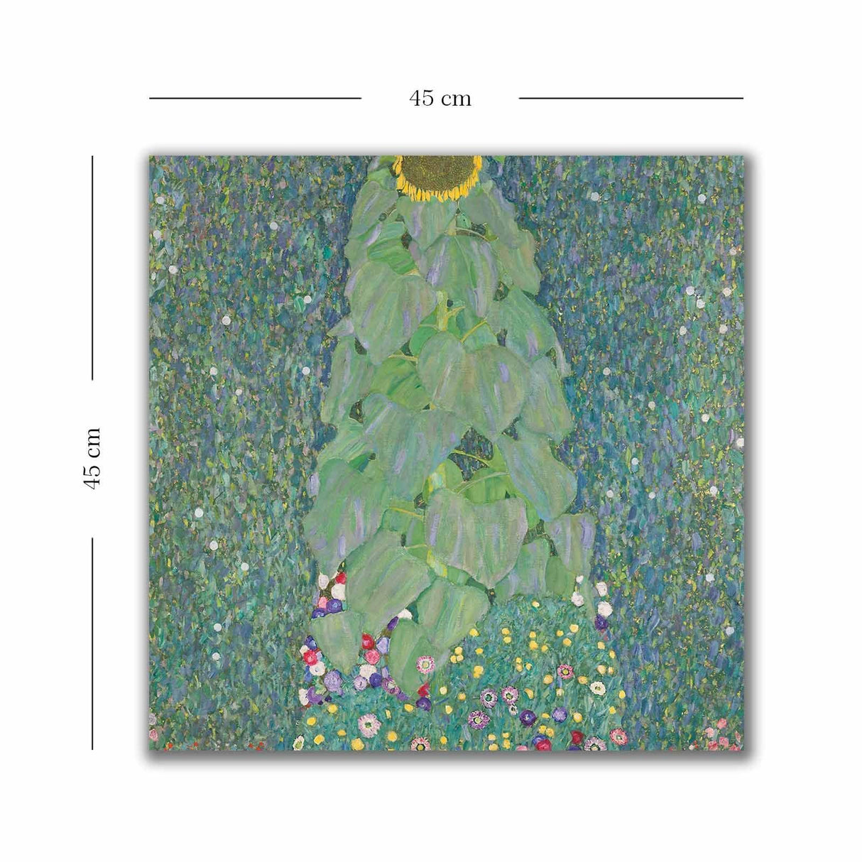 Tablou Canvas 4545KLIMT012, Multicolor, 45x45 cm