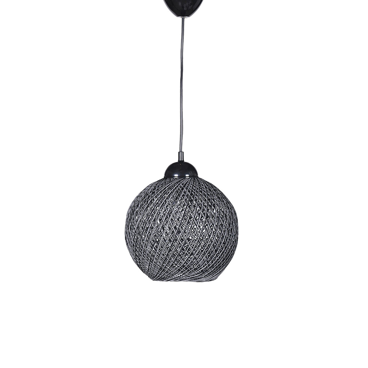 Lustră HM032, Negru - Gri, Ø22x54 cm