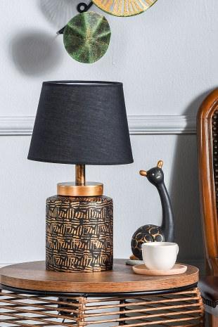 Veioza YL024 Lamp Shade - Auriu Negru, SKU 687HMY2140