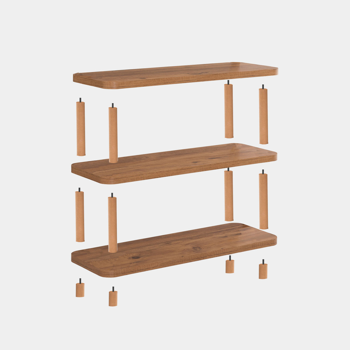 Bibliotecă Step, Diverse culori, 80x28x75 cm - Pin atlantic | SKU: 688DRA1204 | Bibliotecă Step, 80x28x75 cm, varianta Pin atlantic, produs pentru amenajarea locuinței, disponibil online în România la CasaMob