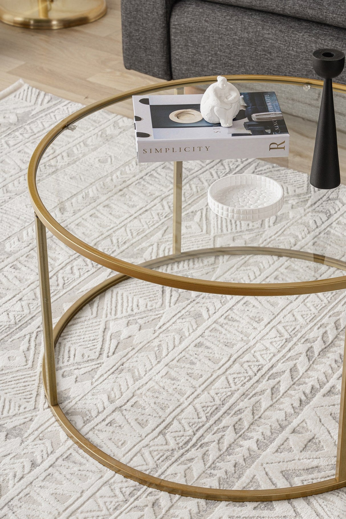 Mobilier Berlin 80x80 - Auriu, SKU 706CLN1135