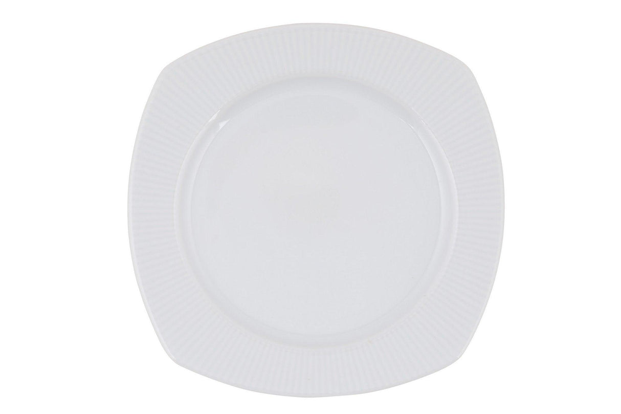 Serviciu de masa, 24 piese, Portelan, Alb