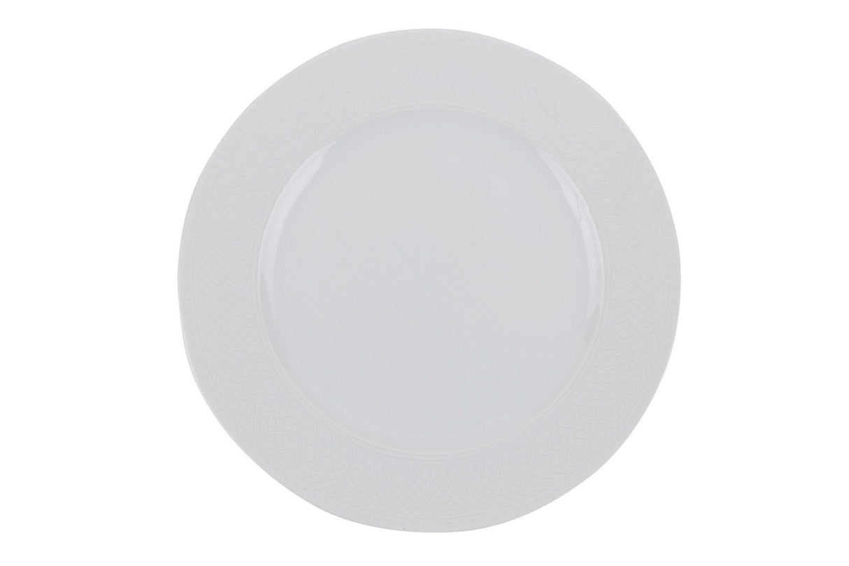 Serviciu de masa, 24 piese, Portelan, Alb