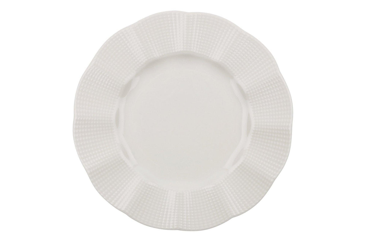 Serviciu de masa, 24 piese, Portelan, Crem