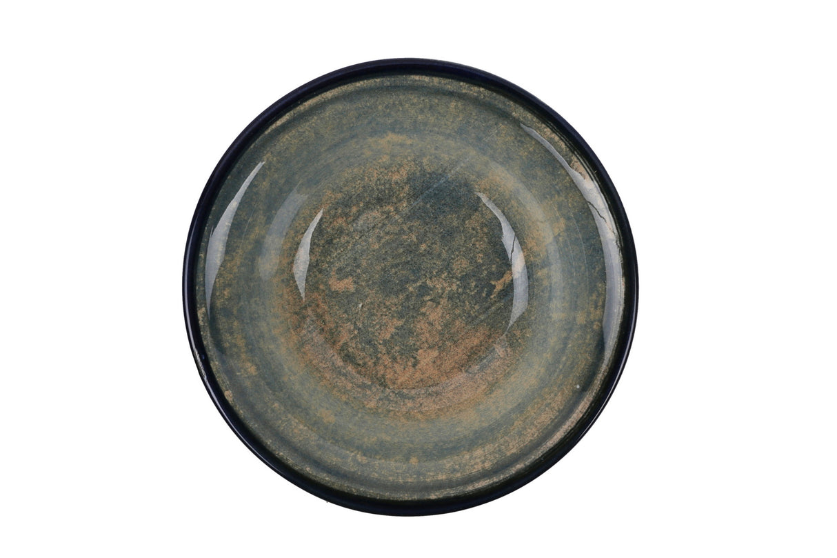 Serviciu de masă 24 bucăți NNTS24Y2890002, Albastru închis - Verde, 25x25x2 cm
