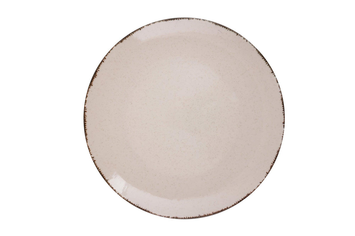Serviciu de masa, 24 piese, , Portelan, Crem