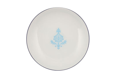 Serviciu de masă 24 bucăți ZG24Y24301073314, Alb - Turcoaz, 27x27x2 cm, SKU 710KTP2941, imagine 6