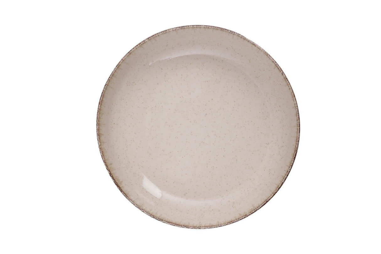 Set de cină, Crem, 27x3x27 cm