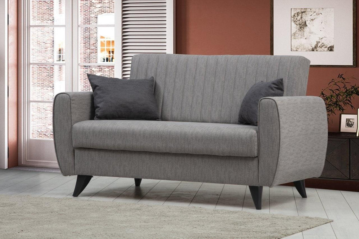 Canapea extensibilă Alkon, 2 locuri, Diverse culori, 158x86x77 cm - Gri deschis | SKU: 730MST1101 | Canapea extensibilă Alkon, 2 locuri, 158x86x77 cm, varianta Gri deschis, produs pentru amenajarea locuinței, disponibil online în România la CasaMob