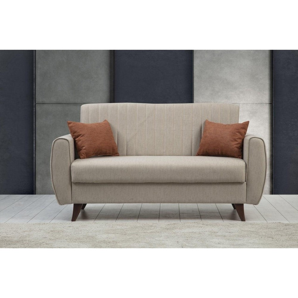 Canapea extensibilă Alkon, 2 locuri, Diverse culori, 158x86x77 cm - Bej | SKU: 730MST1102 | Canapea extensibilă Alkon, 2 locuri, 158x86x77 cm, varianta Bej, produs pentru amenajarea locuinței, disponibil online în România la CasaMob