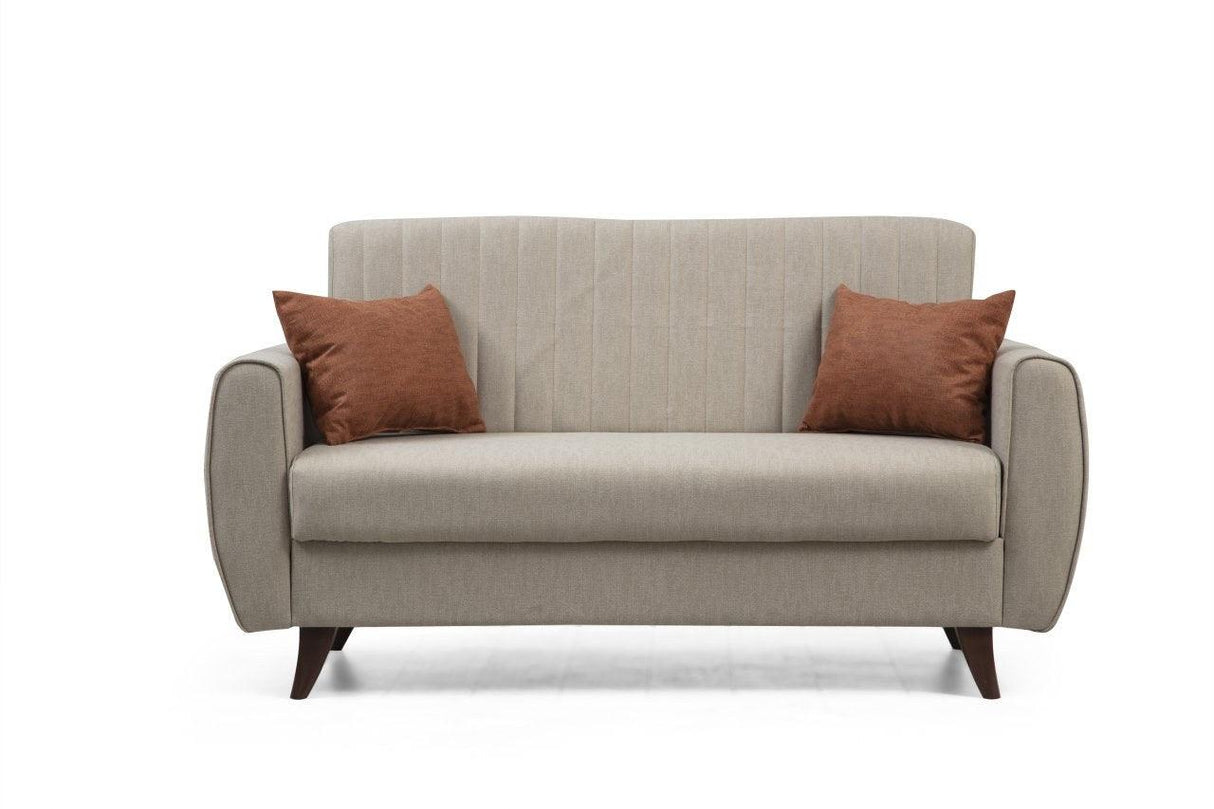 Canapea extensibilă Alkon, 2 locuri, Diverse culori, 158x86x77 cm - Bej | SKU: 730MST1102 | Canapea extensibilă Alkon, 2 locuri, 158x86x77 cm, varianta Bej, produs pentru amenajarea locuinței, disponibil online în România la CasaMob