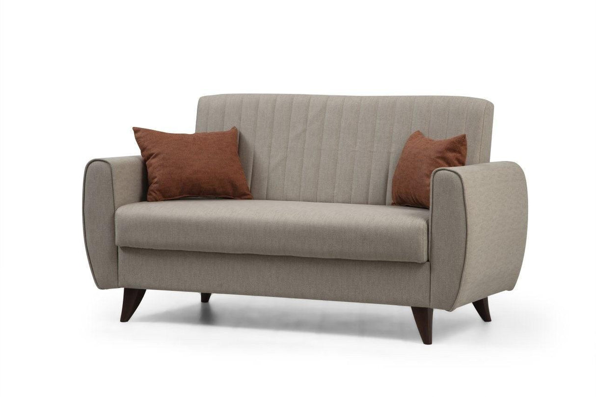 Canapea extensibilă Alkon, 2 locuri, Diverse culori, 158x86x77 cm - Bej | SKU: 730MST1102 | Canapea extensibilă Alkon, 2 locuri, 158x86x77 cm, varianta Bej, produs pentru amenajarea locuinței, disponibil online în România la CasaMob