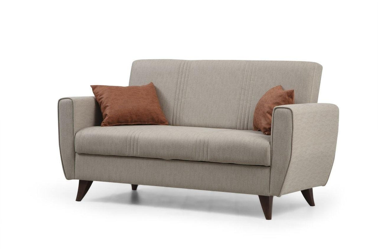 Canapea extensibilă Zaden, 2 locuri, Diverse culori, 153x77x86 cm - Bej | SKU: 730MST1110 | Canapea extensibilă Zaden, 2 locuri, 153x77x86 cm, varianta Bej, produs pentru amenajarea locuinței, disponibil online în România la CasaMob