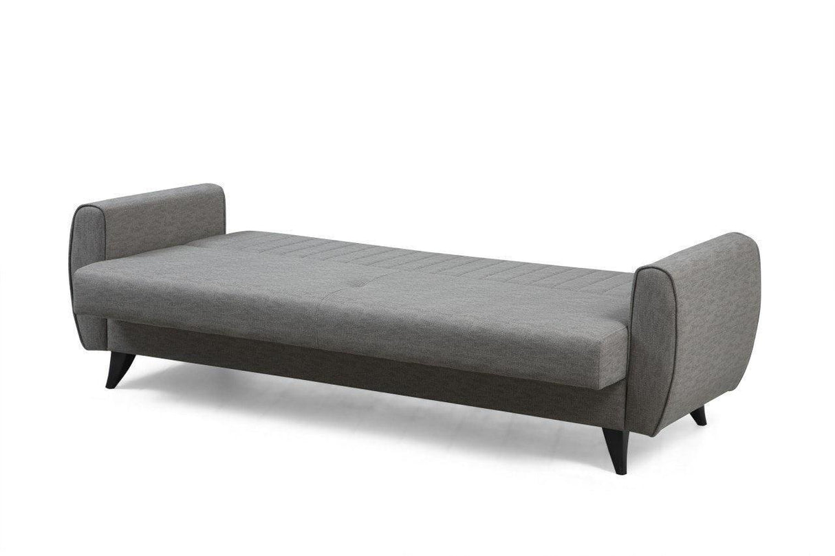 Canapea extensibilă Alkon, 3 locuri, Diverse culori, 214x86x77 cm - Gri deschis | SKU: 730MST1201 | Canapea extensibilă Alkon, 3 locuri, 214x86x77 cm, varianta Gri deschis, produs pentru amenajarea locuinței, disponibil online în România la CasaMob