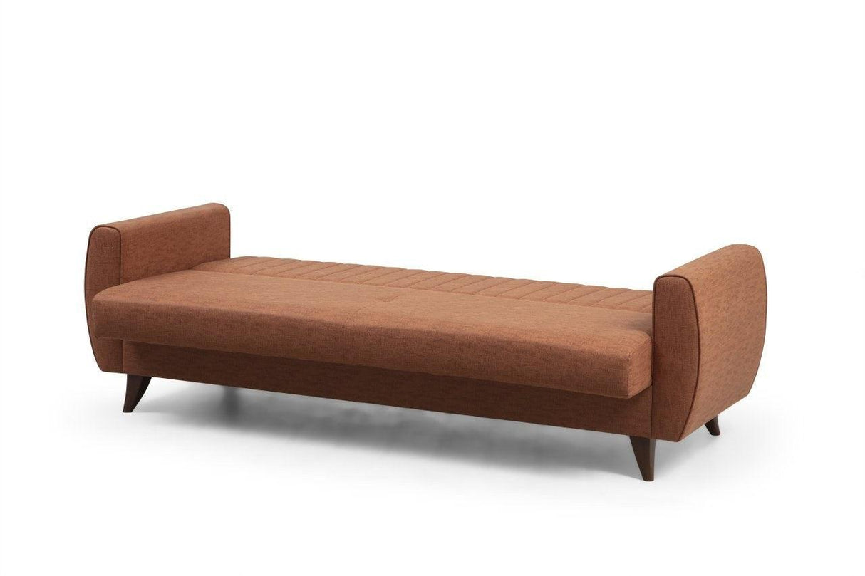 Canapea extensibilă Alkon, 3 locuri, Diverse culori, 214x86x77 cm - Roșu deschis | SKU: 730MST1203 | Canapea extensibilă Alkon, 3 locuri, 214x86x77 cm, varianta Roșu deschis, produs pentru amenajarea locuinței, disponibil online în România la CasaMob