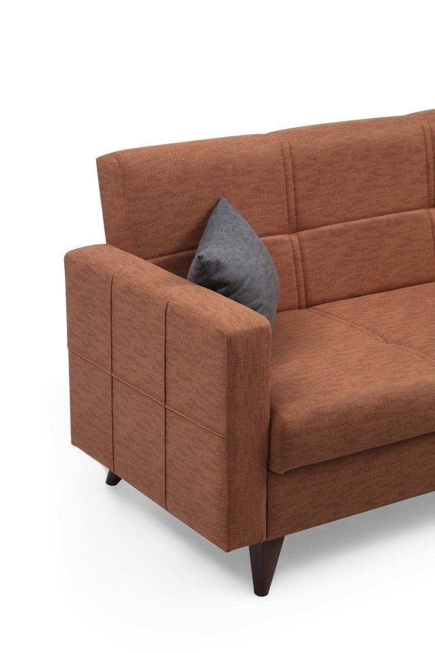 Canapea extensibilă Polya, 3 locuri, Diverse culori, 205x75x86 cm - Gri închis | SKU: 730MST1208 | Canapea extensibilă Polya, 3 locuri, 205x75x86 cm, varianta Gri închis, produs pentru amenajarea locuinței, disponibil online în România la CasaMob
