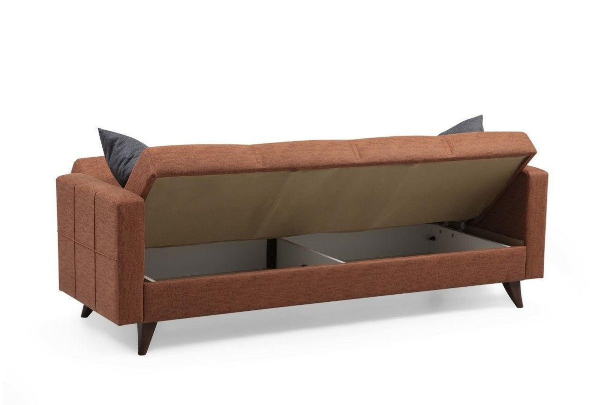 Canapea extensibilă Polya, 3 locuri, Diverse culori, 205x75x86 cm - Gri închis | SKU: 730MST1208 | Canapea extensibilă Polya, 3 locuri, 205x75x86 cm, varianta Gri închis, produs pentru amenajarea locuinței, disponibil online în România la CasaMob