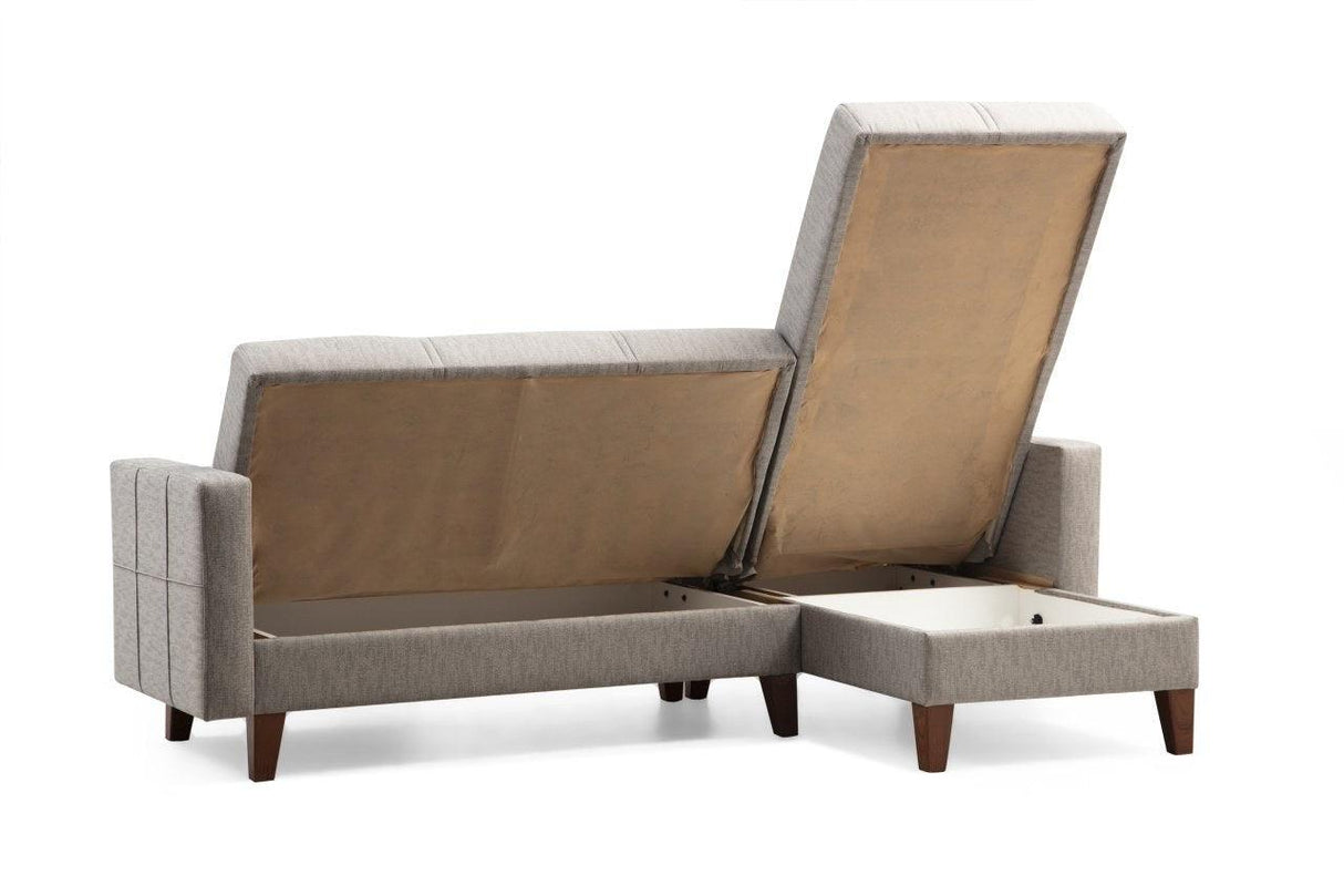 Canapea extensibilă Polya, Colț, Diverse culori, 216x130x86 cm - Roșu cărămiziu | SKU: 730MST1307 | Canapea extensibilă Polya, Colț, 216x130x86 cm, varianta Roșu cărămiziu, produs pentru amenajarea locuinței, disponibil online în România la CasaMob