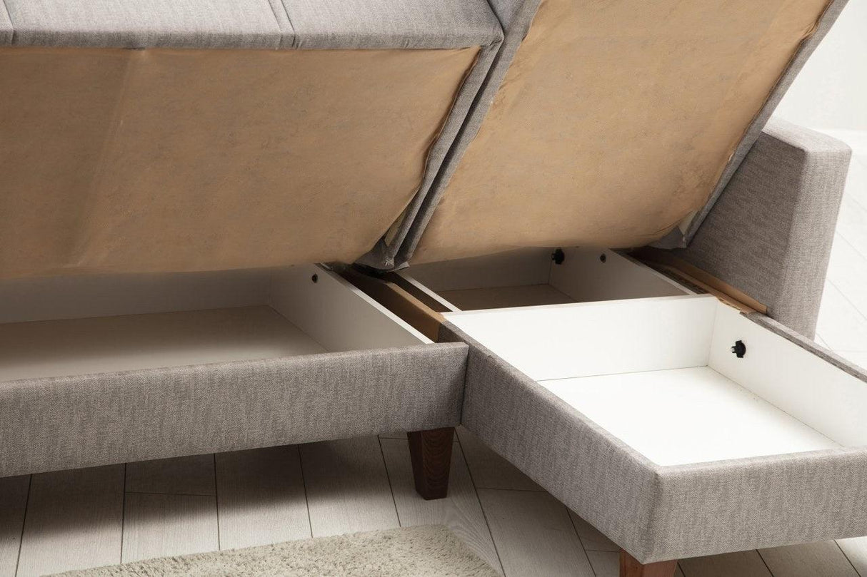 Canapea extensibilă Polya, Colț, Diverse culori, 216x130x86 cm - Roșu cărămiziu | SKU: 730MST1307 | Canapea extensibilă Polya, Colț, 216x130x86 cm, varianta Roșu cărămiziu, produs pentru amenajarea locuinței, disponibil online în România la CasaMob