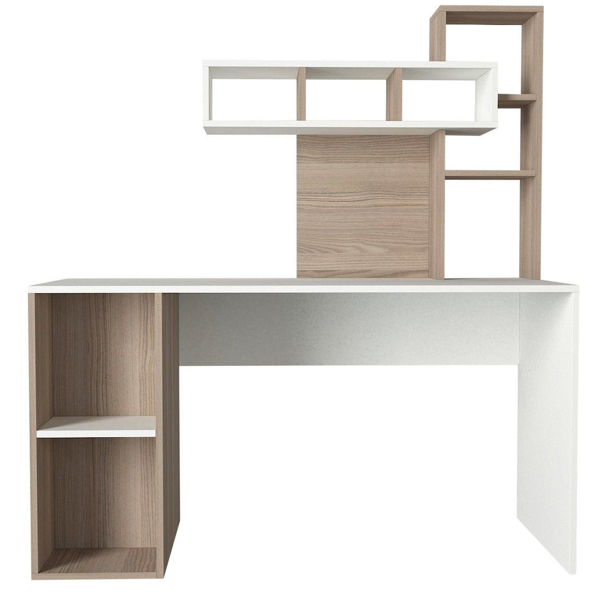 Birou Coral, Diverse culori, 140x60x154 cm - Alb - Cordoba | SKU: 731WAT3812 | Birou Coral, 140x60x154 cm, varianta Alb - Cordoba, produs pentru amenajarea locuinței, disponibil online în România la CasaMob