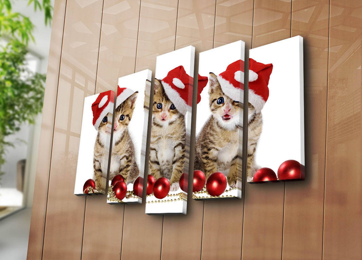 Tablou canvas 5 bucăți 5PATNOEL-5, Multicolor, 105x70x3 cm