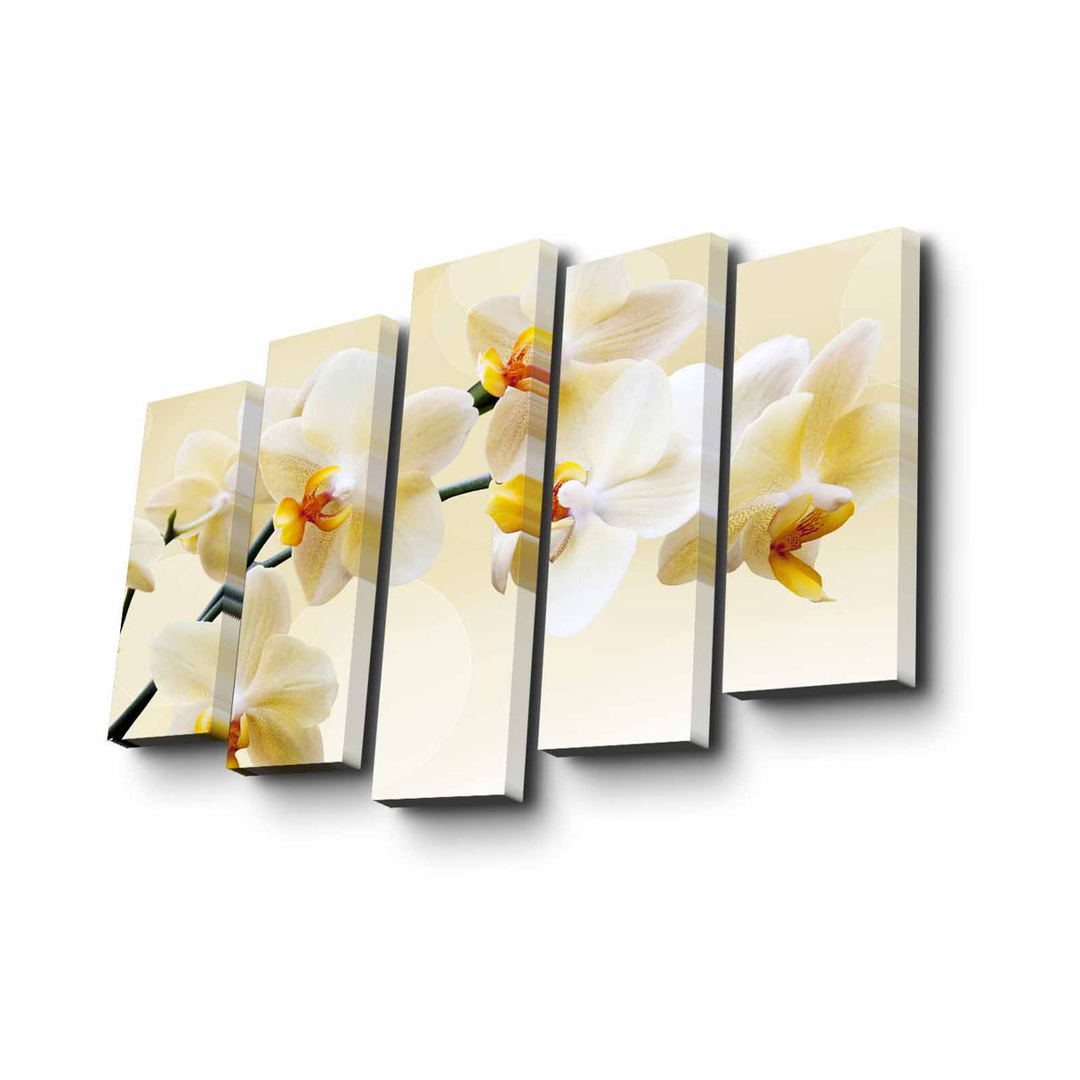 Tablou canvas 5 bucăți 5PUC-140, Multicolor, 82x50x3 cm