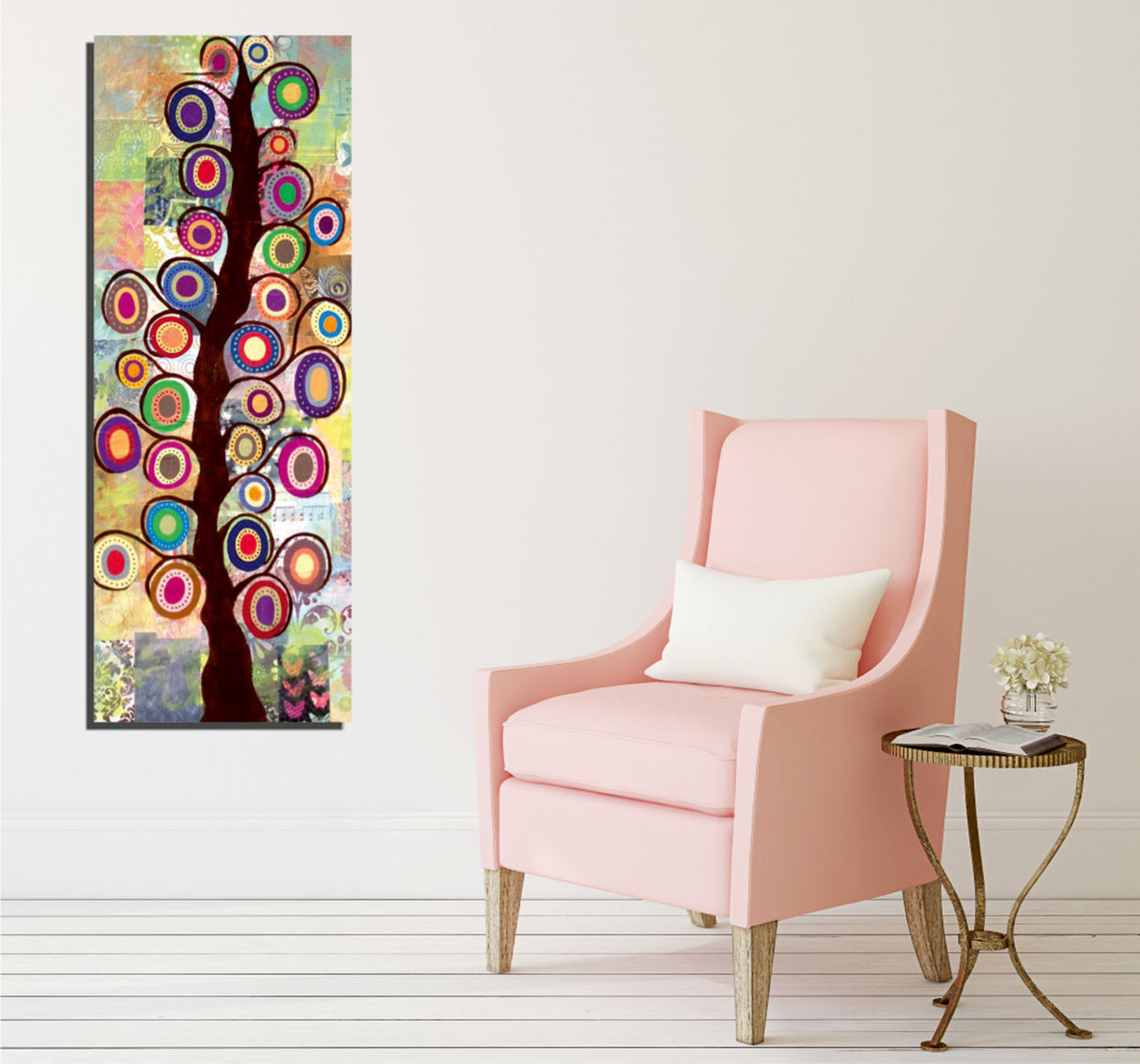 Tablou canvas PC075, Multicolor, 30x80x3 cm