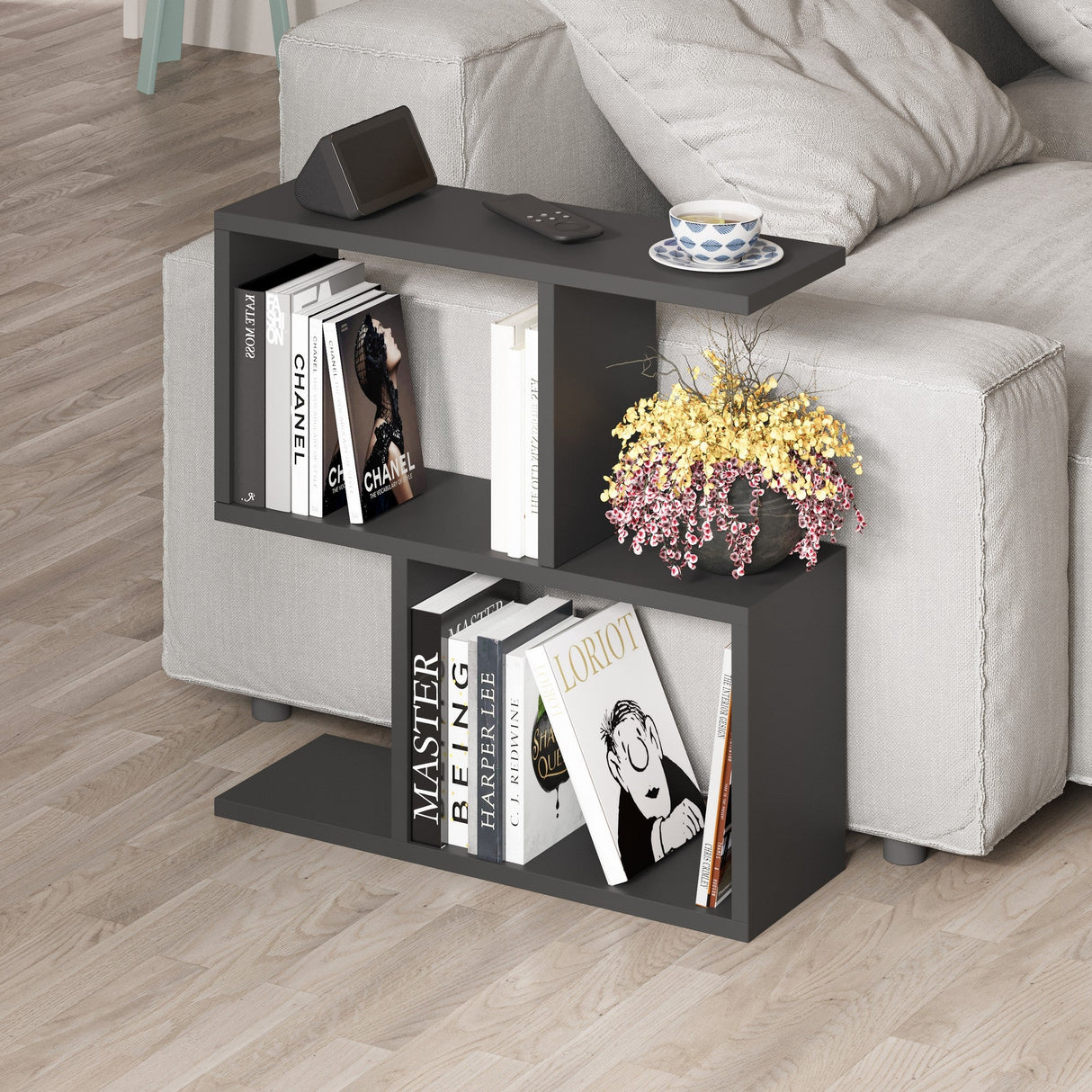 Măsuță de cafea Homemania, Diverse culori, 60x20x60 cm - Silky black | SKU: 776HMS2872 | Măsuță de cafea Homemania, 60x20x60 cm, varianta Silky black, produs pentru amenajarea locuinței, disponibil online în România la CasaMob