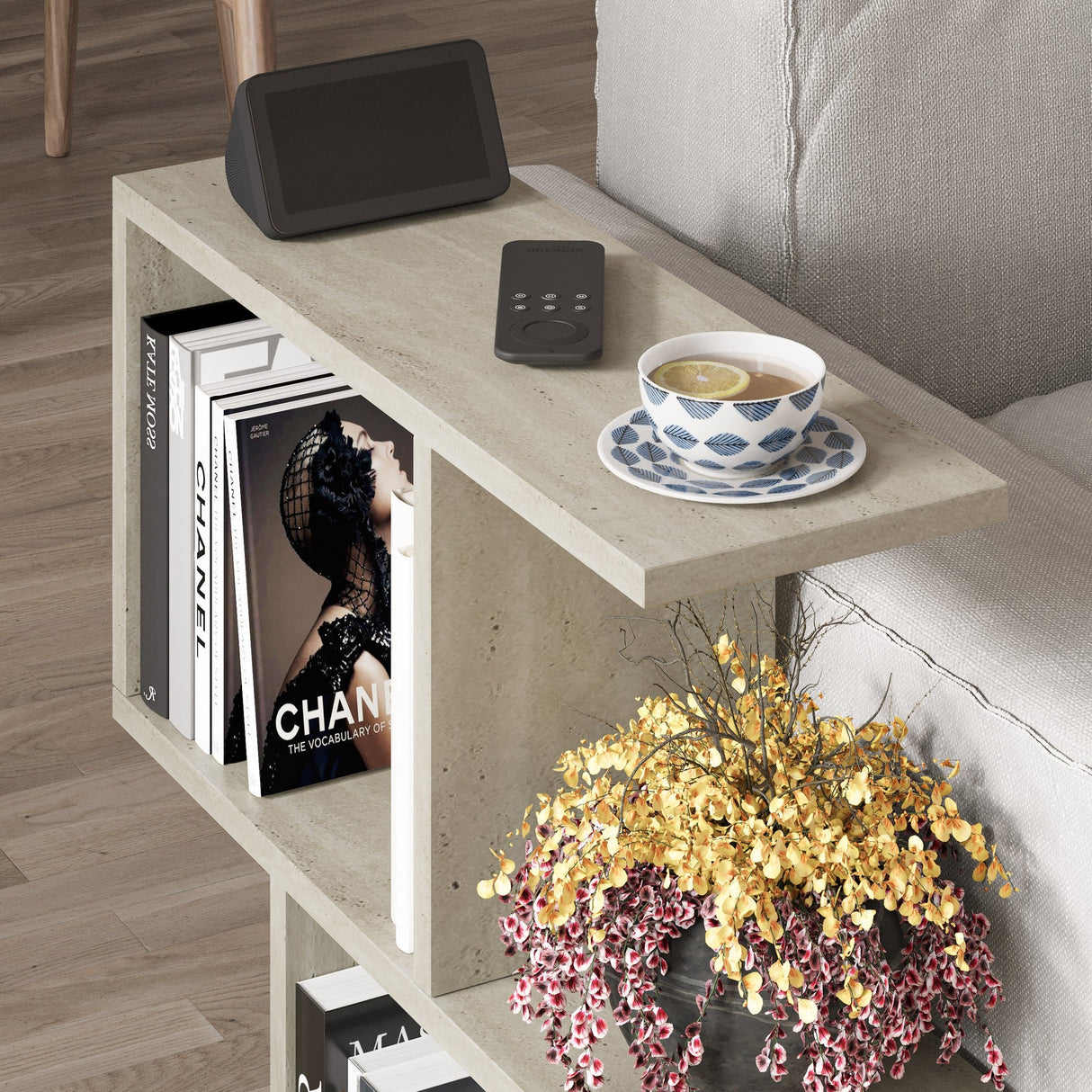 Măsuță de cafea Homemania, Diverse culori, 60x20x60 cm - Travertin | SKU: 776HMS2874 | Măsuță de cafea Homemania, 60x20x60 cm, varianta Travertin, produs pentru amenajarea locuinței, disponibil online în România la CasaMob