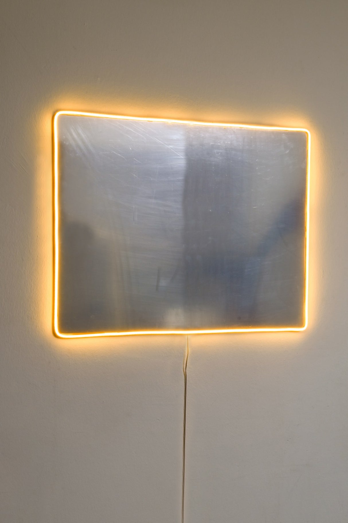 Oglindă decorativă cu LED Dreptunghiulară, Diverse culori, 40x60 cm - Oglindă decorativă cu LED Dreptunghiulară, Diverse culori, 40x60 cm, SKU 782MRL1126, imagine 2