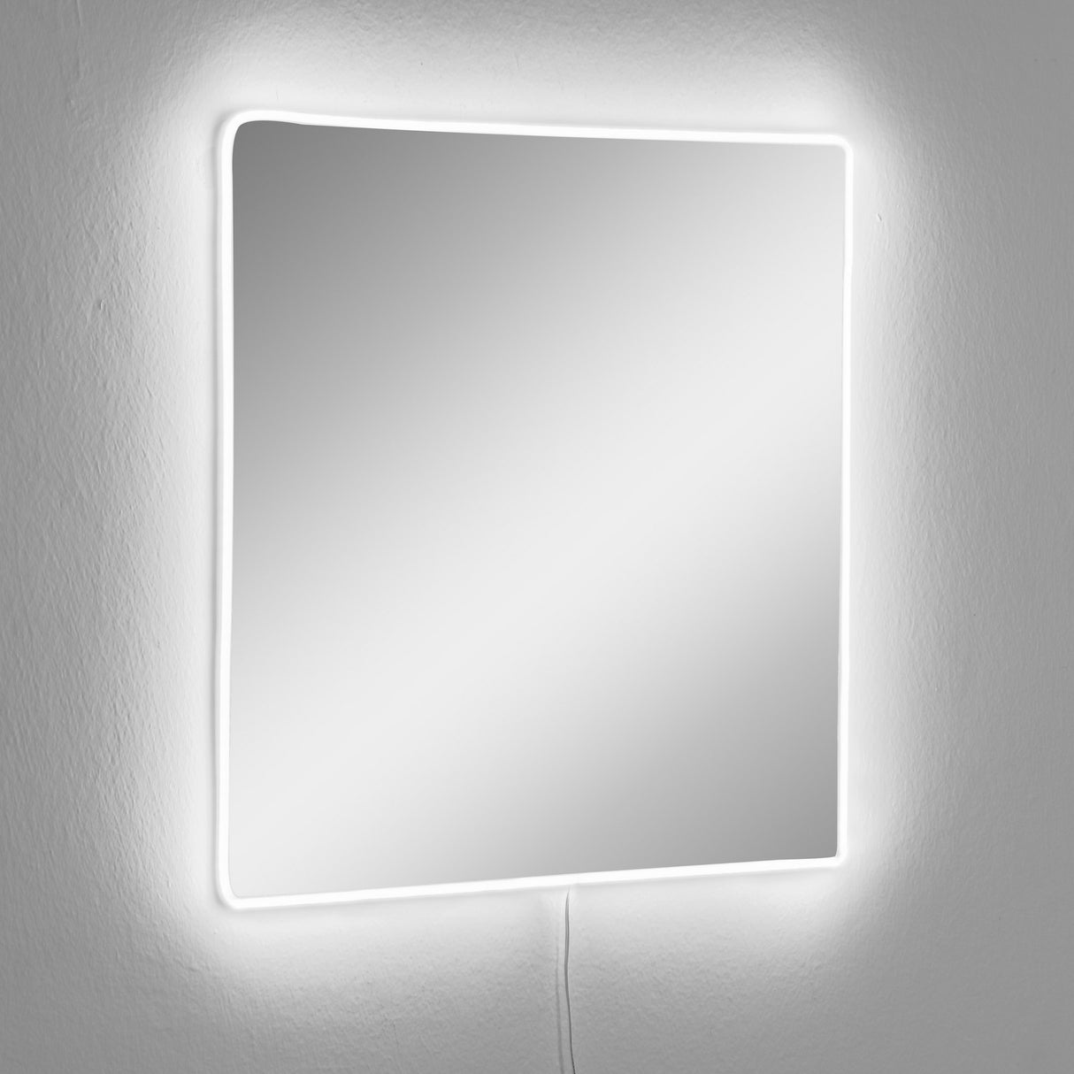 Oglindă decorativă cu LED Pătrată, Diverse culori, 50x50 cm - Oglindă decorativă cu LED Pătrată, Diverse culori, 50x50 cm, SKU 782MRL1149, imagine 18